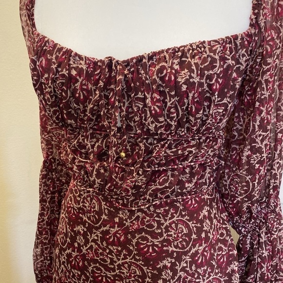 BNWT Stunning!! Free People Floral Midi Dress - Picture 8 of 10